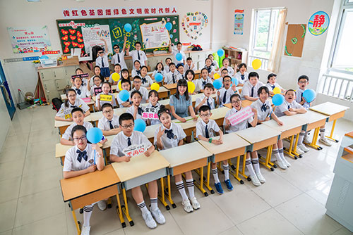 景宁小学生毕业季集体照拍摄